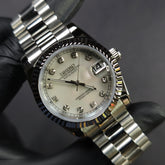 Datejust Silver Diamond Markers Mother Of Pearl - GodTierMods